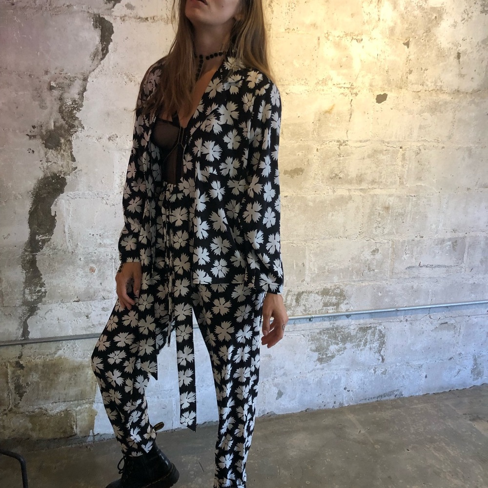 Street wear set: pants and jacket. One of a kind. Made in New York